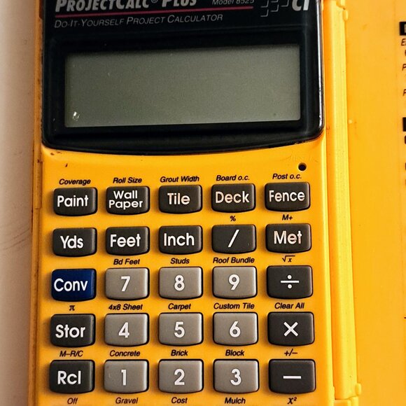 Vintage ProjectCalc Plus Model 8525 Do-It-Yourself Project Calculator - Picture 2 of 5